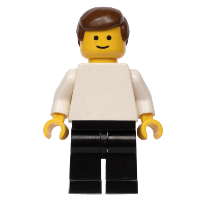 fig-000004 – Man, White Torso, Black Legs, Brown Hair