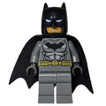 fig-000010 – Batman, Dark Bluish Gray Suit, Black Cape and Cowl, Black Head, Dark Bluish Gray Legs, Small Batman Logo