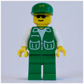 fig-000074 – Man, Green Jacket, Green Legs, Green Cap, Sunglasses