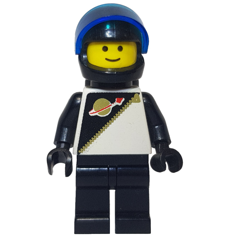 fig-000076 – Futuron Spaceman, Black with Airtanks and Dark Blue Visor