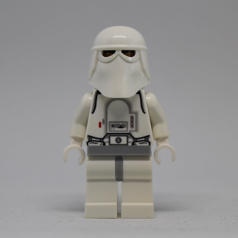 fig-000091 – Snowtrooper, Light Bluish Gray Hips, Printed Black Head, White Hands