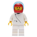 fig-000153 – Racer, White Jacket with Zipper, Red Helmet with Visor (3626a Head)