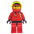 fig-000159 – Race Driver, Red Torso, Red Legs, Red Helmet - Nitro Flash