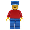 fig-000165 – Red Torso, Blue Legs, Blue Cap