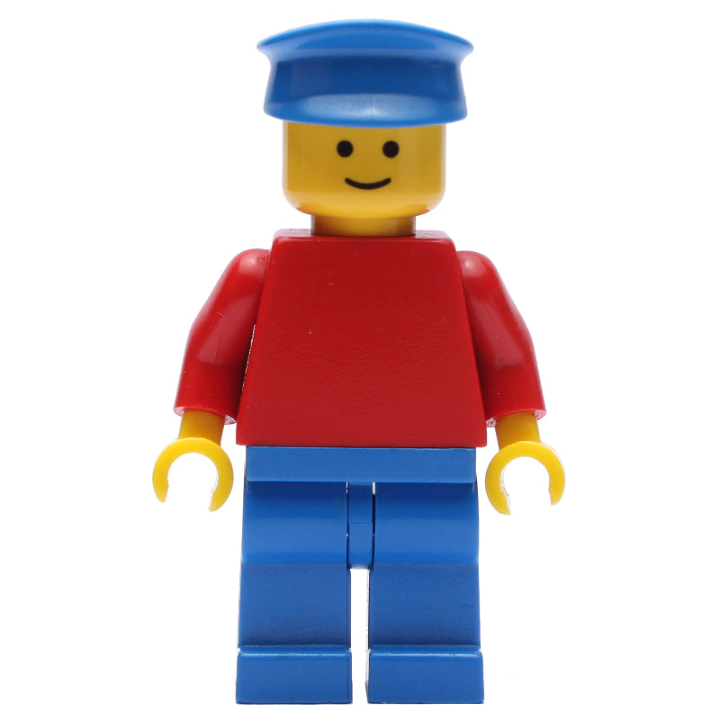 fig-000165 – Red Torso, Blue Legs, Blue Cap
