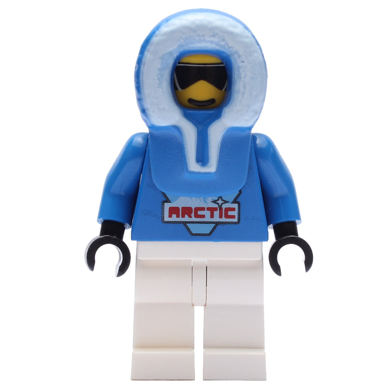 fig-000167 – Blue Torso, White Legs, Blue Arctic Hood