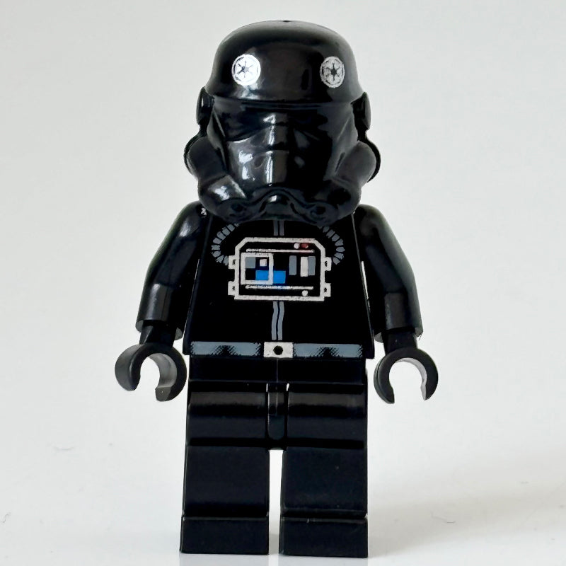 fig-000196 – TIE Pilot, Plain Legs, Plain Black Head (30408 Helmet)