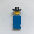fig-000206 – LEGOLAND Blue Torso, Blue Legs, Blue Cowboy Hat