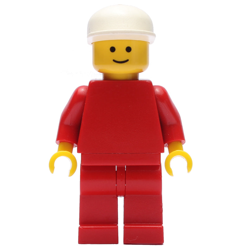 fig-000209 – Man, Plain Red, White Cap