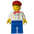 fig-000215 – Chef, Red Neckerchief, Blue Legs, Red Cap