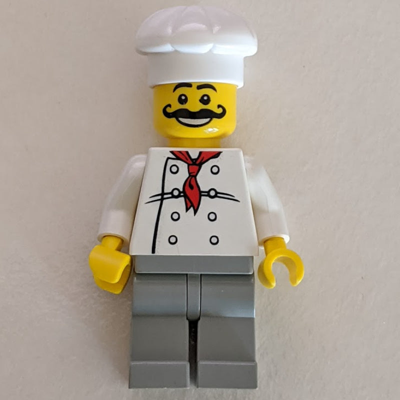 fig-000252 – Chef - White Torso, Light Gray Legs