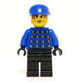 fig-000294 – Soccer Player Goalie Blue Torso with Silver print, Black Legs, Blue Cap