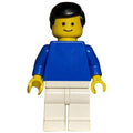 fig-000319 – Man - Blue Torso, White Legs, Black Hair