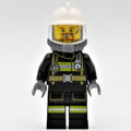 fig-000334 – Ed, Black Fire Suit with Gauge and Straps, White Helmet, Breathing Apparatus, Airtanks, Goatee Beard