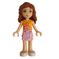 fig-000512 – Olivia - Orange Top, Bright Pink Skirt