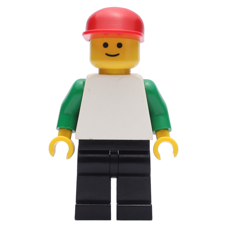 fig-000541 – White Torso, Black Legs, Red Hat