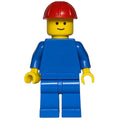 fig-000577 – Man, Plain Blue, Red Hard Hat