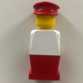 fig-000588 – LEGOLAND White Torso, Red Legs, Red Hat
