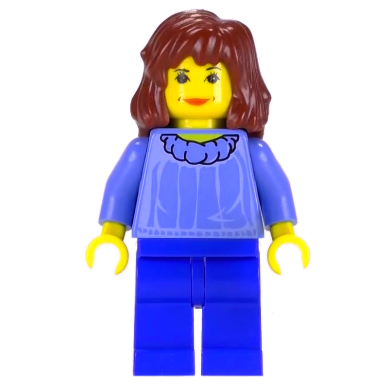 fig-000593 – Hermione Granger, Yellow Skin, Medium Blue Sweater