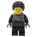 fig-000623 – Race Driver, Black Racing Suit, Black Hair