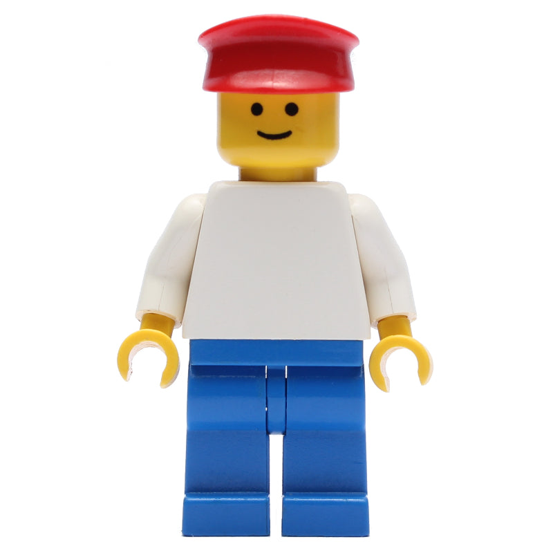 fig-000641 – Man, White Torso, Blue Legs, Red Hat