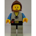 fig-000644 – Peasant - Light Gray Legs, Brown Hood
