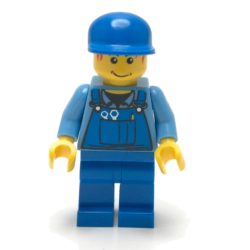 fig-000661 – Medium Blue Torso, Blue Overall, Blue Cap (4485)