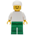 fig-000681 – Man, White Torso, Green Legs, White Cap