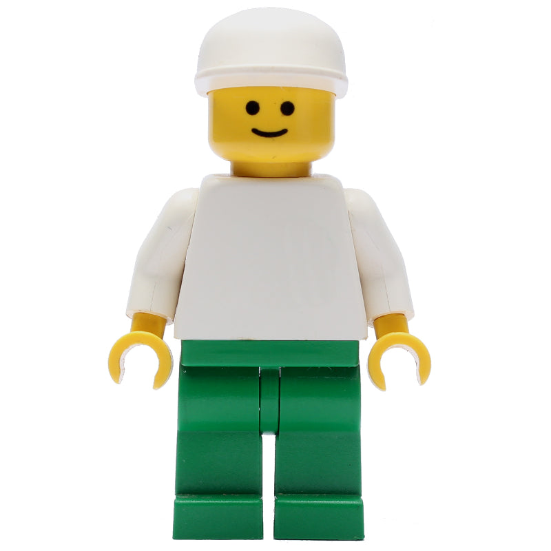 fig-000681 – Man, White Torso, Green Legs, White Cap