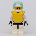fig-000737 – Res-Q Man, Helmet with Visor, Yellow Life Vest, Sunglasses