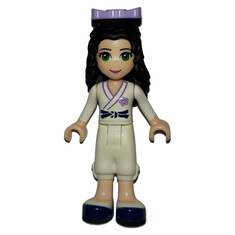 fig-000758 – Emma - White Robe, White Trousers, Karate