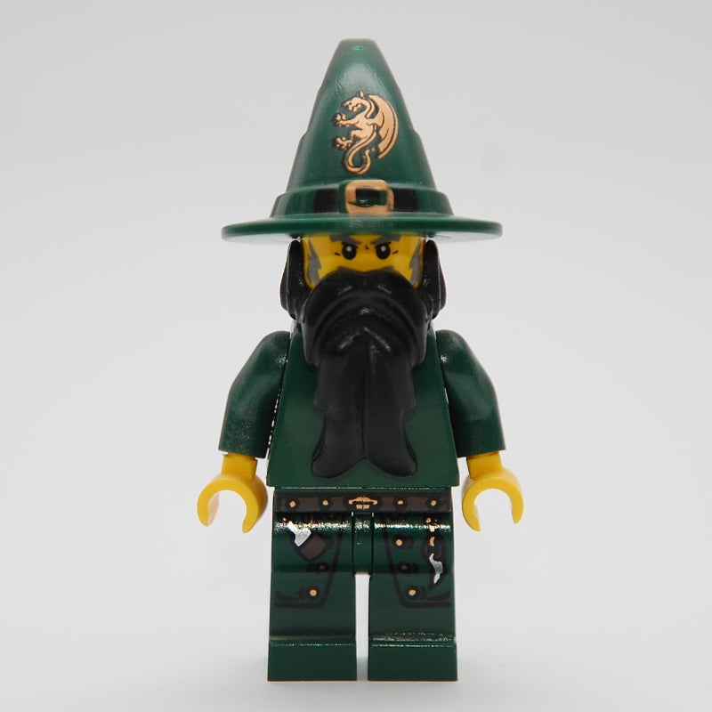 fig-000835 – Wizard (Kingdoms) - Dark Green, no Cape