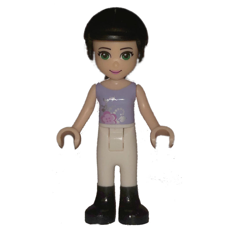 fig-000836 – Emma - Lavender Top, White Trousers