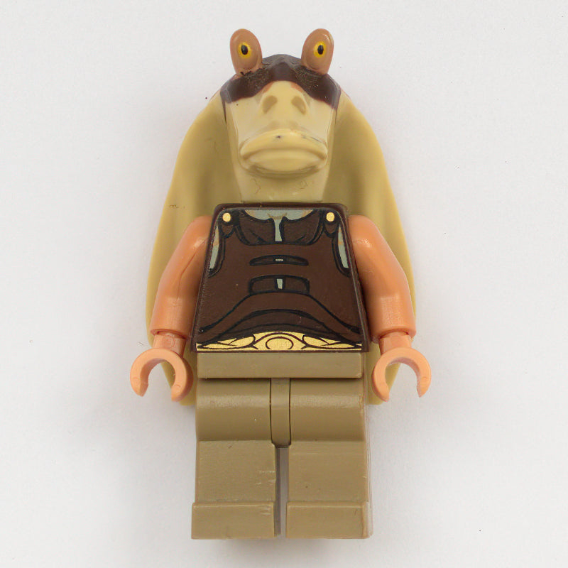 fig-000874 – Gungan Warrior, Dark Tan Legs, Nougat Hands