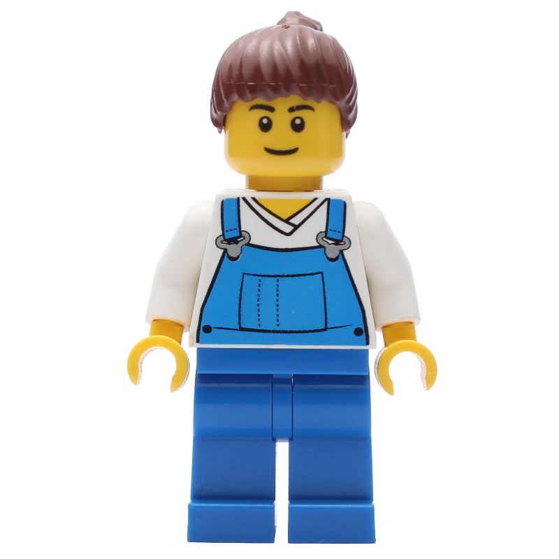 fig-000883 – White Torso, Blue Overall, Reddish Brown Hair