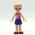 fig-000906 – Stephanie - Bright Pink Top, Dark Purple Skirt