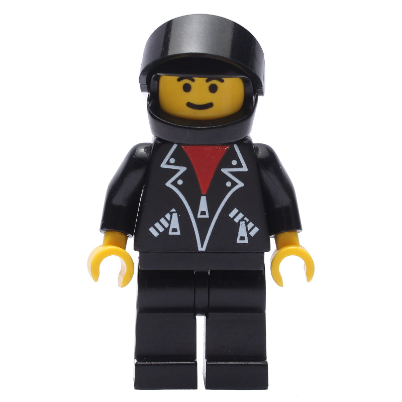 fig-000982 – Racer, Black Torso, Black Legs, Black Helmet