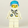 fig-000986 – Astronaut, White, Helmet with Visor, Headset
