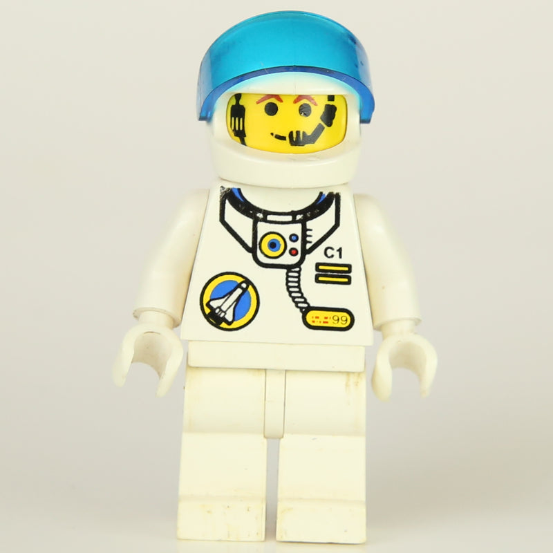 fig-000986 – Astronaut, White, Helmet with Visor, Headset