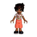 fig-000989 – Leo - White/Coral Top, Coral Pants