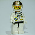 fig-000994 – Astronaut, White, Black Hips, Helmet with Large Chrome Gold Visor, Headset