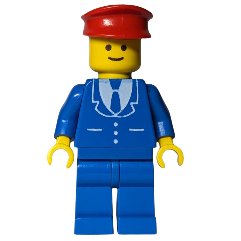fig-001010 – Man - Blue Jacket, Blue Legs, Red Hat