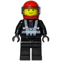 fig-001025 – Racer, Blacktron Top, Red Helmet with Visor