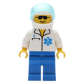 fig-001033 – Doctor, White Shirt with Star of Life Logo, White Helmet with Visor, Sunglasses