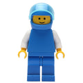 fig-001035 – Man, Plain Blue with White Arms, Blue Helmet with Visor