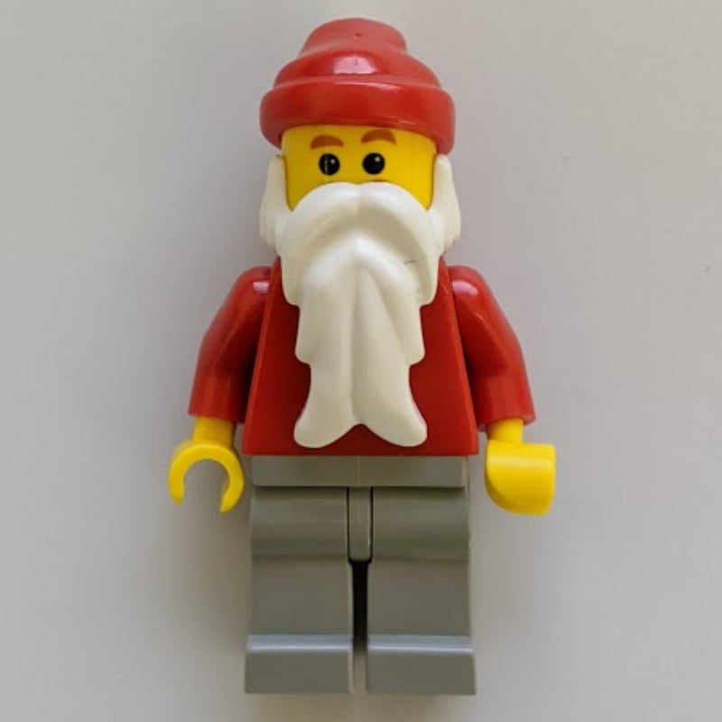 fig-001076 – Santa, Plain Red with Light Bluish Gray Legs