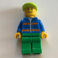fig-001097 – Blue Torso, Green Legs, Lime Cap