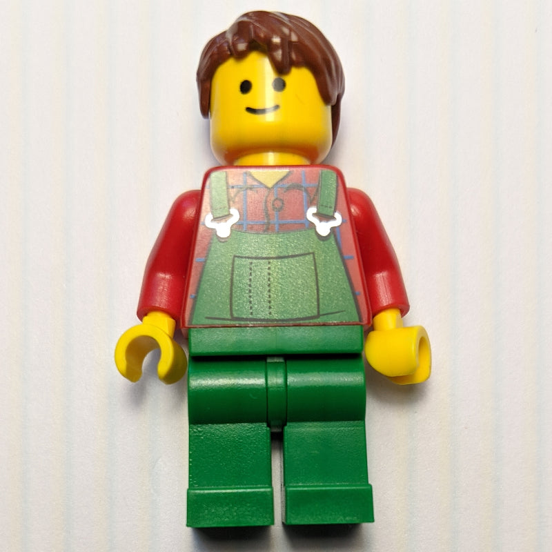 fig-001153 – Farmer in Green Overalls