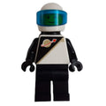 fig-001165 – Futuron Spaceman, Black with Airtanks and Dark Blue Visor, White Helmet