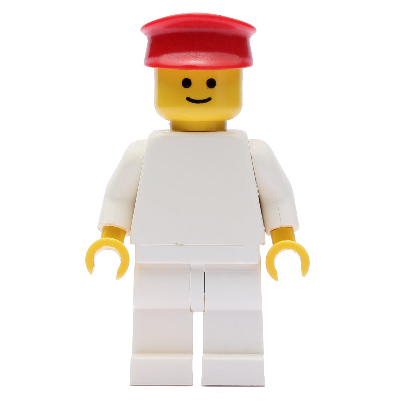 fig-001185 – Man - White Torso, White Legs, Red Hat